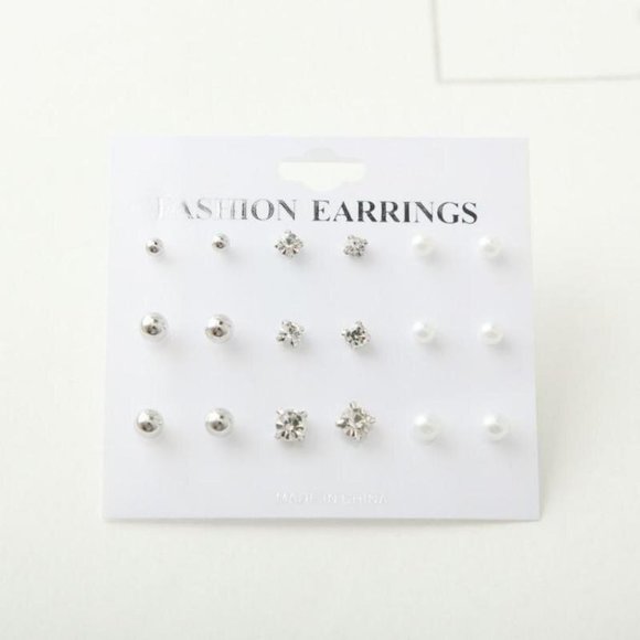 Set Earrings Stud Women Circle Bohemian Hoop Drop Cute Trendy Jewelry Earrings - Picture 3 of 6